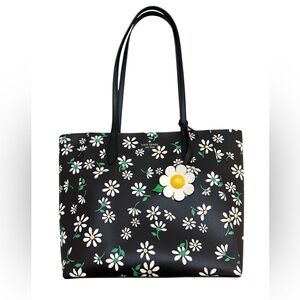 Kate Spade Black Floral Tote